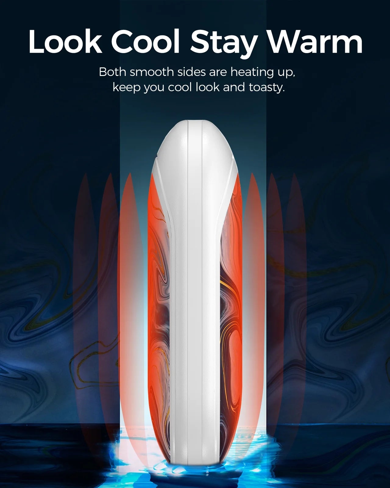 Hand Warmers Rechargeable, 1 Pack 5200Mah Electric Portable Pocket Heater, Best Gifts for Women Mens,Raynauds, Hunting, Golf, Camping