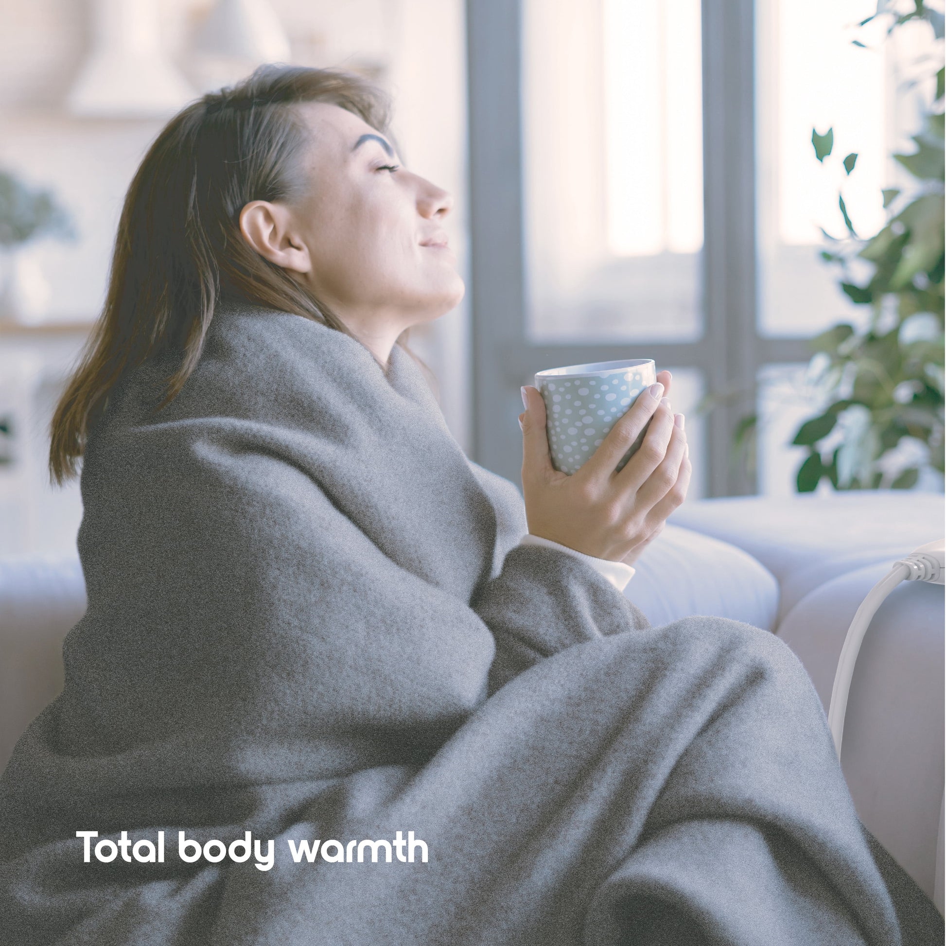 Heated Throw Blanket Super-Soft Sherpa and Flannel Electric Blanket with Adjustable Heat & Time Settings