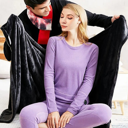 Wearable Heating Electric Blanket Coral Velvet Shawl 3 Heated Level Throw Blanket 5V 2A USB Charging 8 Heated Areas Fast Heating